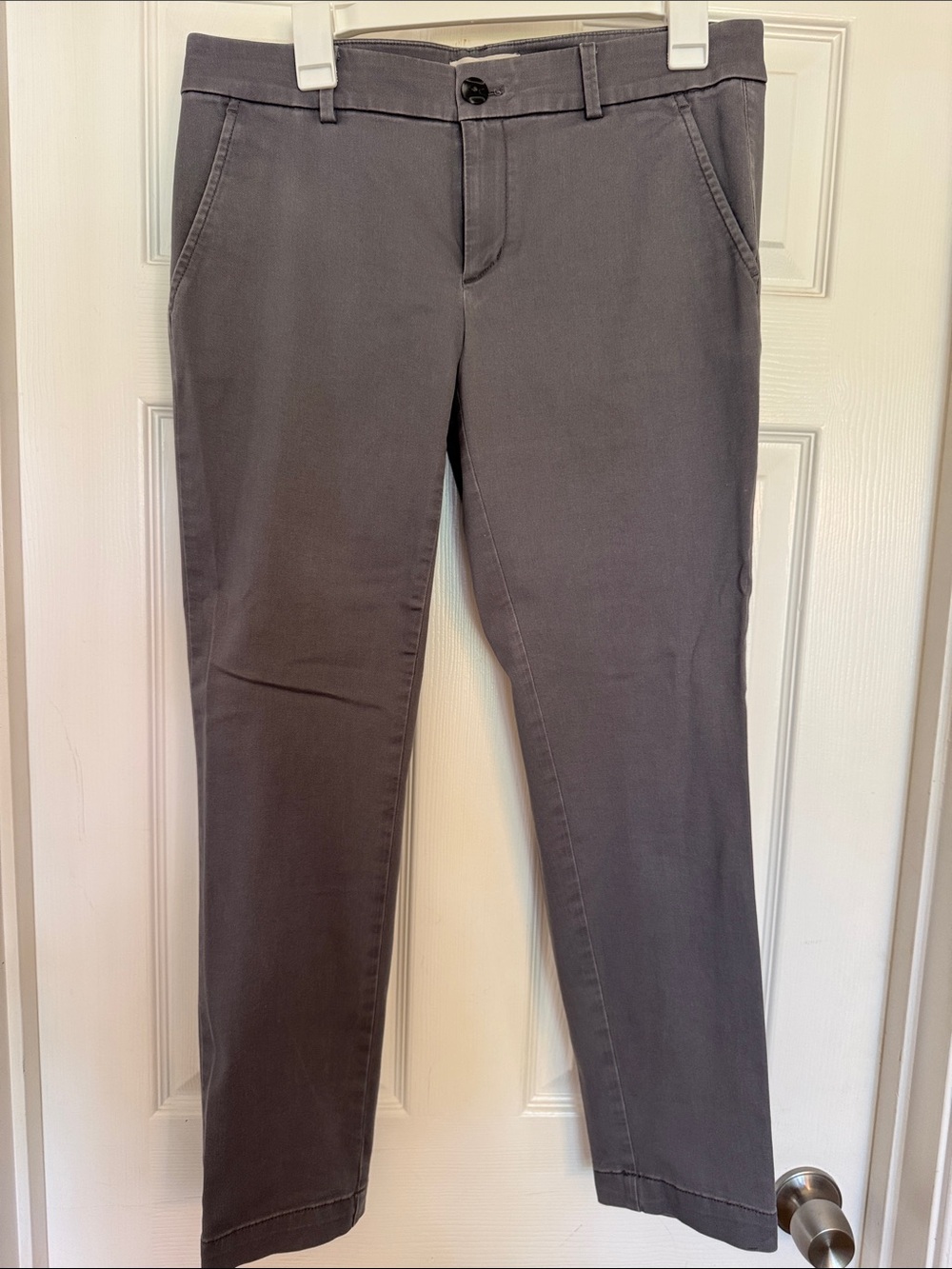 LOFT Gray Straight-Leg Women's Pants
